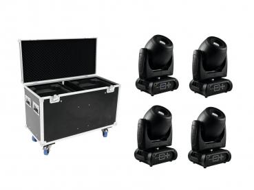Futurelight Set 4x DMH-160 LED Moving-Head + Case