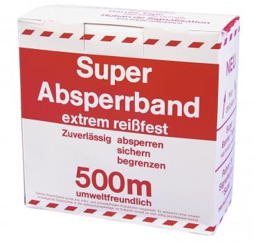 ACCESSORY Absperrband rot/weiß 500mx75mm