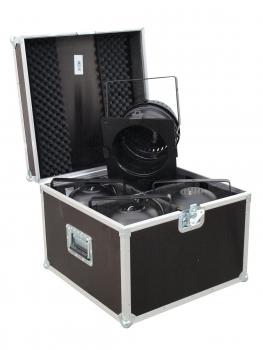 Eurolite Set 4x LED PAR-64 HCL 12x10W sw + Case