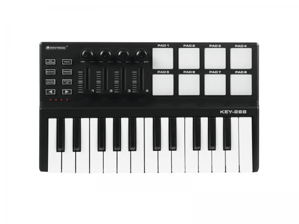 KEY-288 MIDI-Controller front