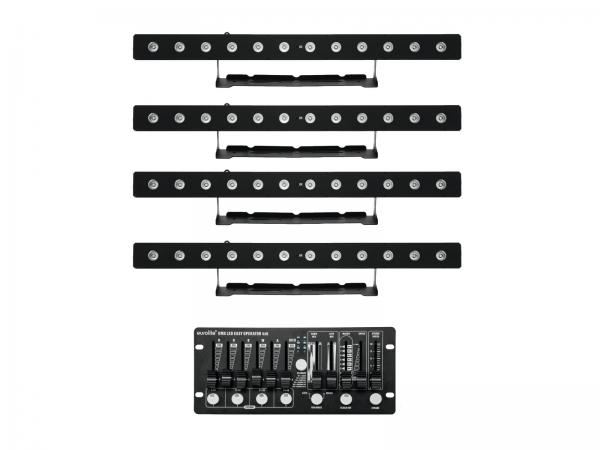 Eurolite Set 4x LED PIX-12 HCL + Controller