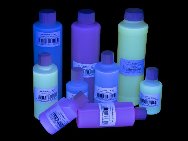 Eurolite UV-aktive Stempelfarbe, transparent blau, 100ml